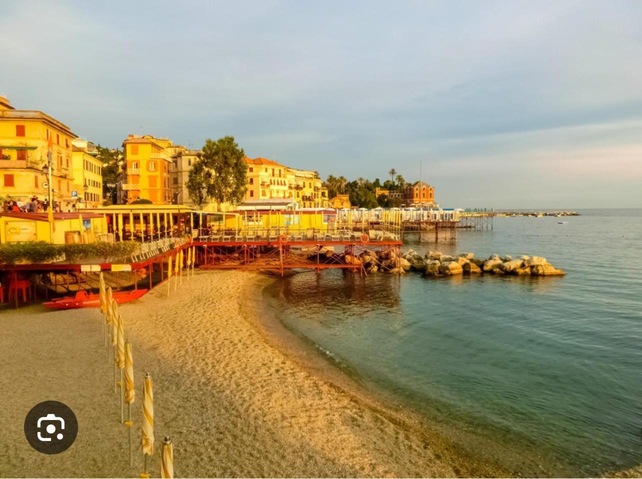 Elegant House By The Sea Rapallo - 50 Meters From The Beach ,Near Portofino Bagian luar foto