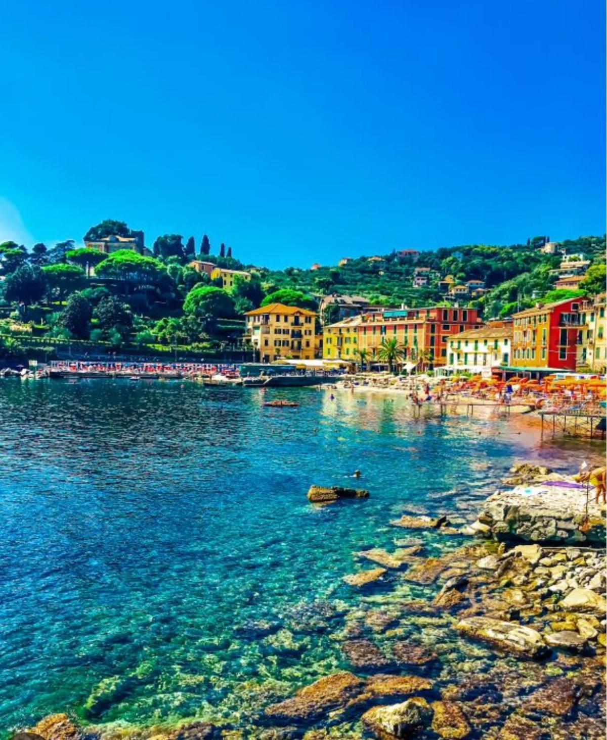 Elegant House By The Sea Rapallo - 50 Meters From The Beach ,Near Portofino Bagian luar foto
